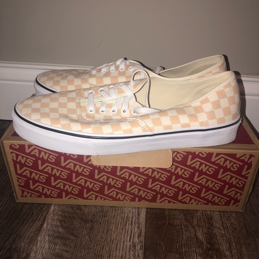 Authentic checkerboard vans